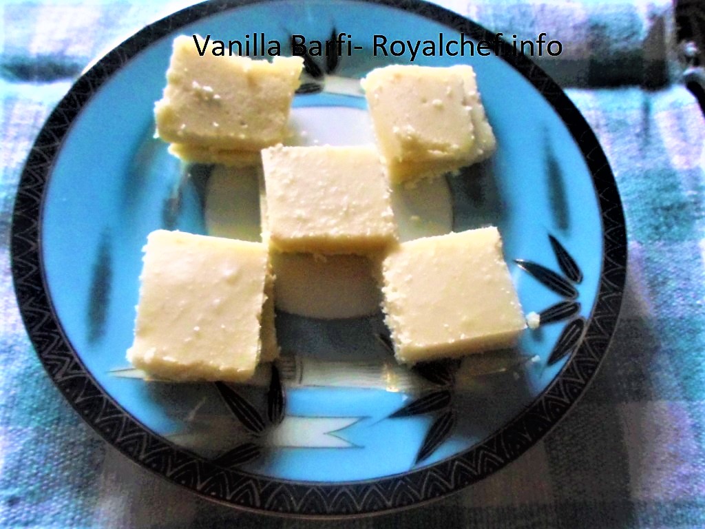 Mawa Vanilla Burfi