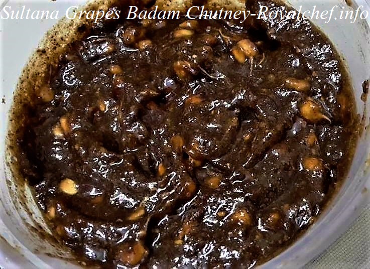 Sultanas Almonds Chutney