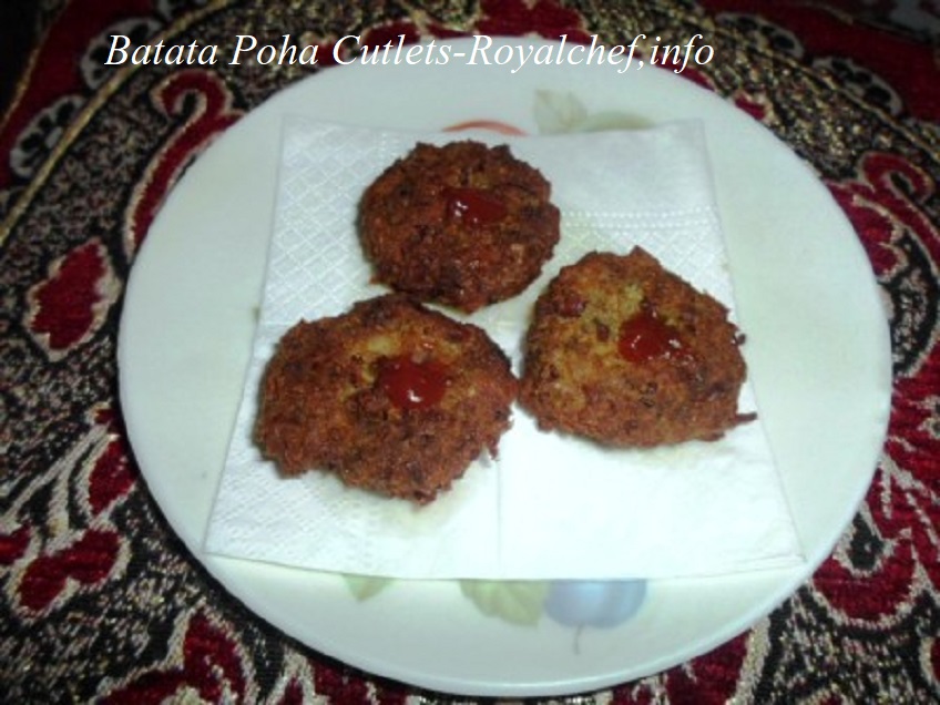 Poha Cutlets