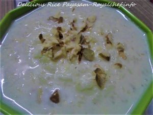  Rice Payasam