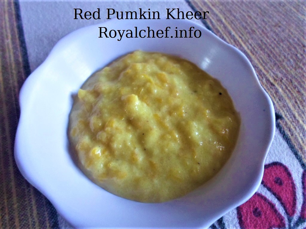 Red Pumkin Kheer