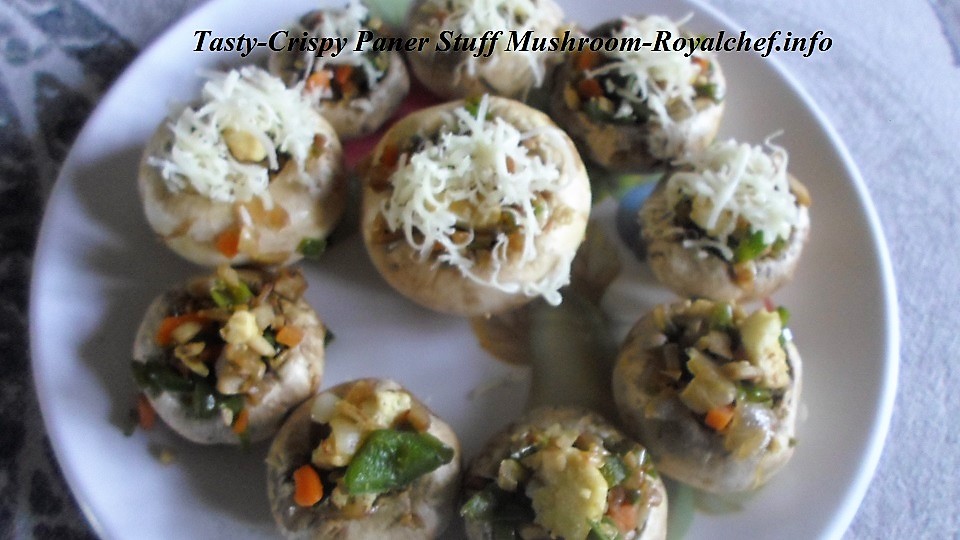 Paneer Stuffed Mushroom Vegetable