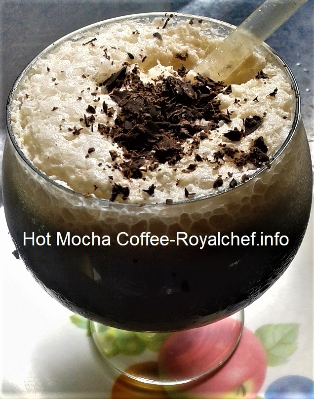 Hot and Refreshing Mocha Coffee