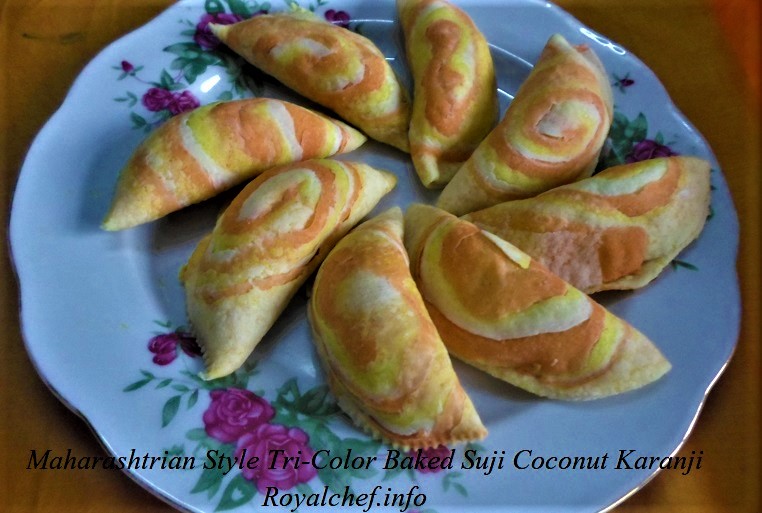 Baked Suji Coconut Karanji