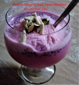 Pune's Red Rose Mastani Milkshake