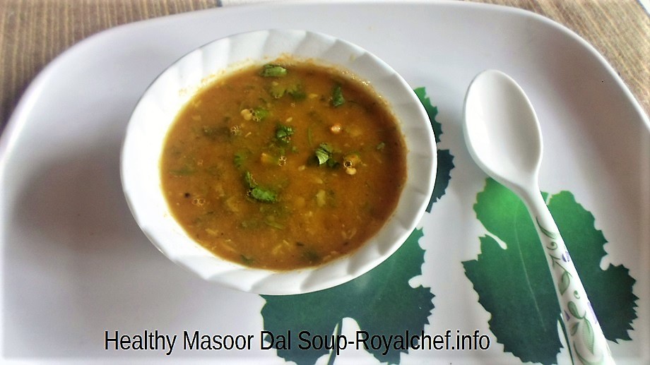 Masoor Dal Soup