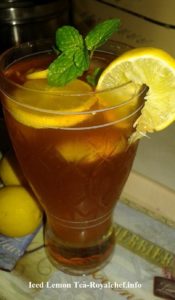 Refreshing Iced Lemon Tea