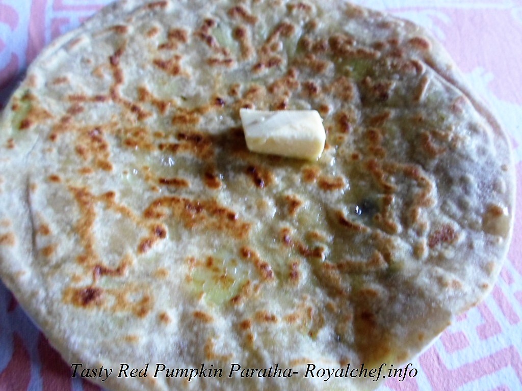 Lal Bhoplyache Paratha.