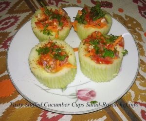 Cucumber Cups Salad