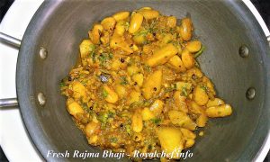 Fresh Beans Rajma Bhaji
