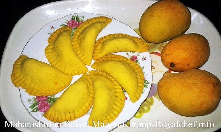 Baked Mango Karanji