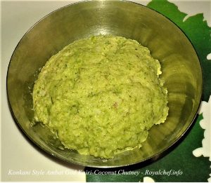 Ambat God Kairi-Coconut Chutney