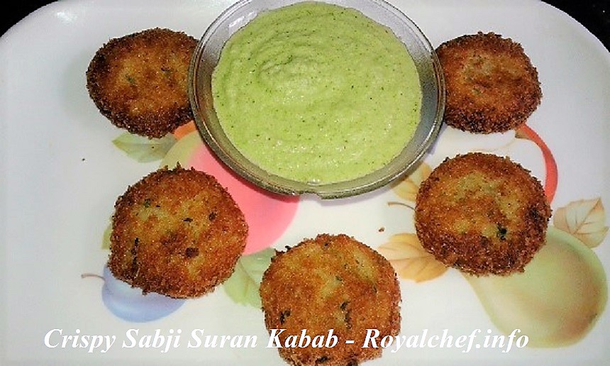 Sabji Suran Kabab