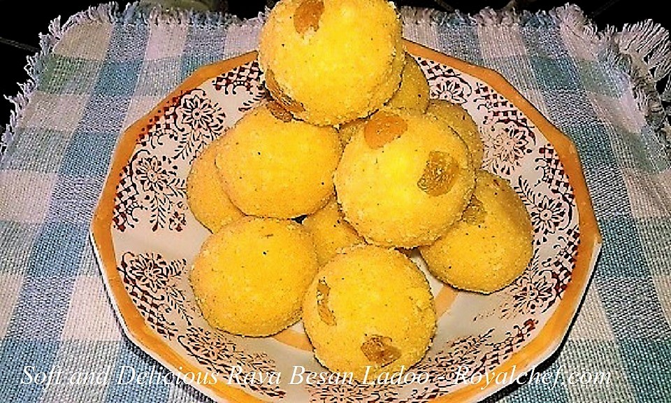 Rava Besan Ladoo