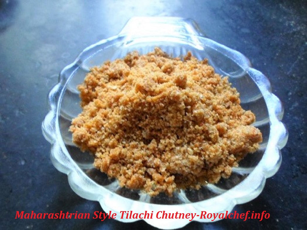 Maharashtrian Style Sesame SeedsChutney