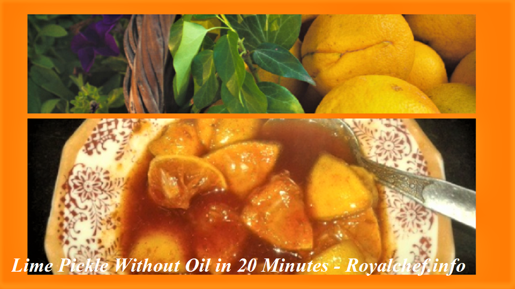 Make Instant Lime Pickle Without Oil in 20 Minutes