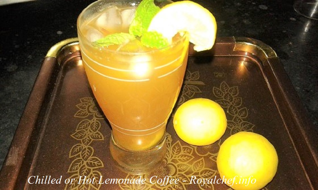 Chilled and Hot Lemonade Coffee