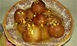  Bread Gulab Jamun