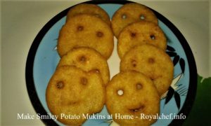 Make Smiley Potato Mukins 