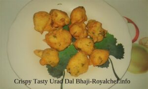Crispy Tasty Urad Dal Bhaji For Nashta
