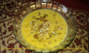 Delicious Konkani Style Rice Or Tandalachi Kheer 