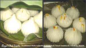 Traditional Kokani Style Naral Tandalache Ukadiche Modak