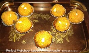 Perfect Motichoor Ladoo Without Ladle