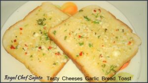 Tasty Cheeses Garlic Bread Toast 