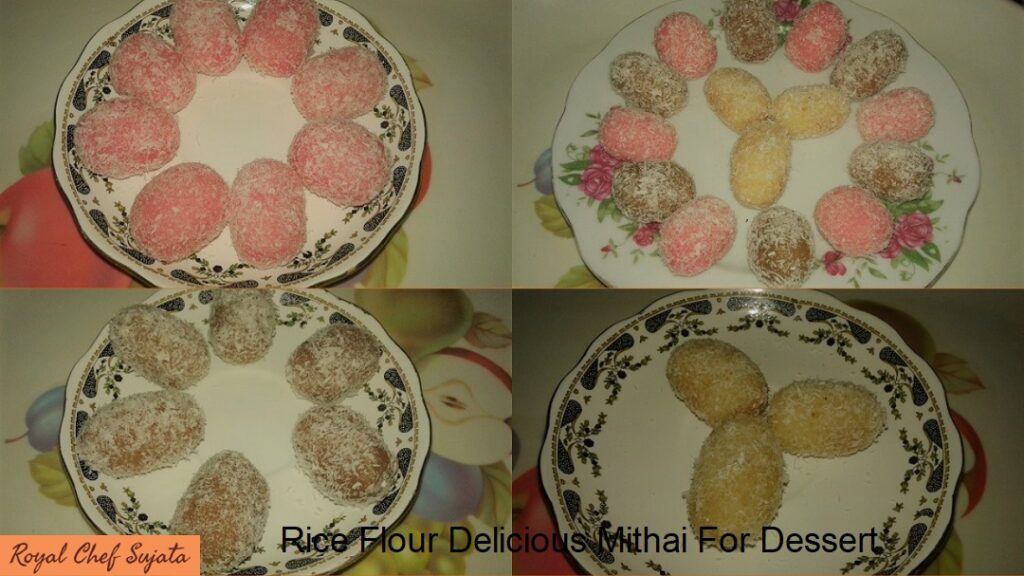 Rice Flour Delicious Mithai For Dessert Recipe In Marathi Royal Chef Sujata