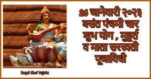 26 January 2023 Basant Panchami