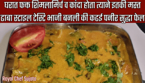 Shimla Mirchi-Kanda Bhaji Capsicum-Onion Bhaji