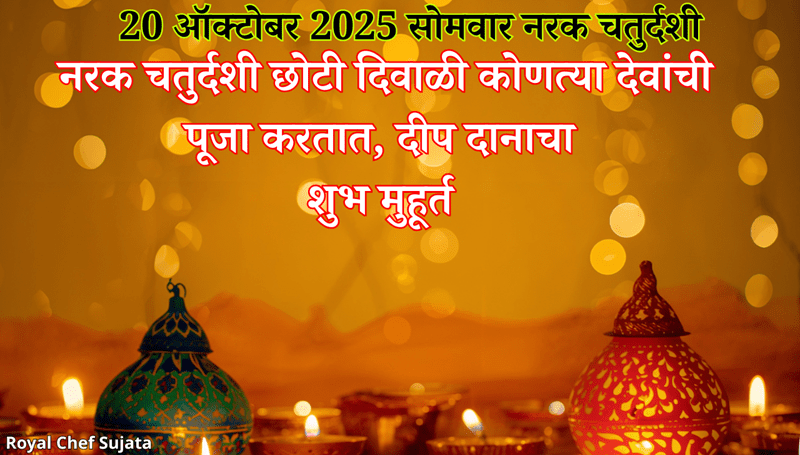 20 October 2025 Narak Chaturthi Chhoti Diwali 2025