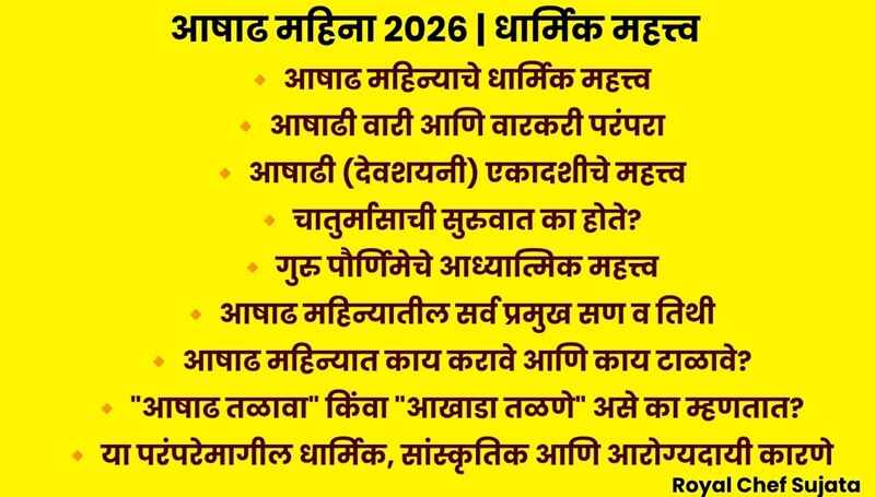 Ashadha Month 2026