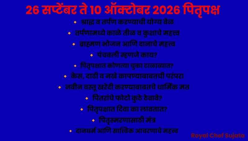 Pitru Paksha 2026